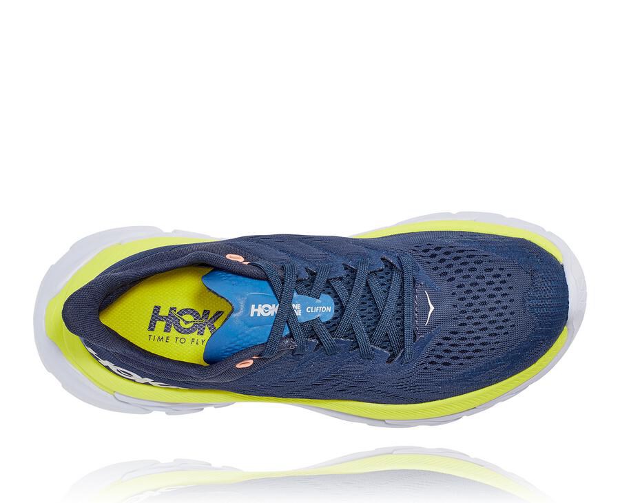 Tenis Hoka One One Feminino Azul Marinho - Clifton Edge - 502-ODIXCV